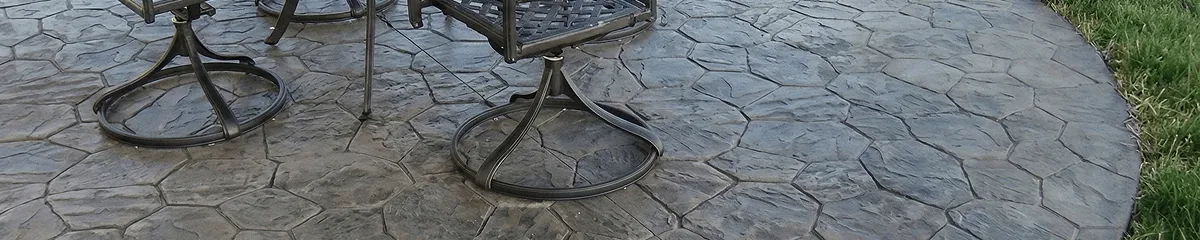 Garden relaxation area with professionally installed stone flooring in Kansas City KS